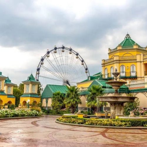 The golden reef city of Johannesburg , South Africa.